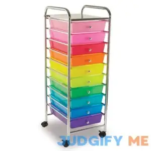 10 Drawer Rolling Cart by Simply Tidy