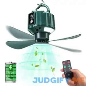 DUKUSEEK Tent Ceiling Fans for Camping
