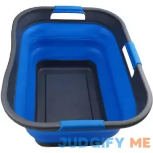 Sammart 30L Collapsible Plastic Laundry Basket Foldable Pop Up Storage Container/Organizer