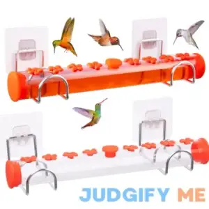 Close-up Viewing Window Hummingbird Feeder with 8 Ports Leak Proof