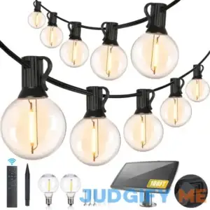 100FT Solar String Lights Outdoor Waterproof with Remote