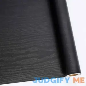 Abyssaly Black Wood Peel and Stick Decorative Self-adhesive Film Wood Surfaces