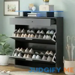Shoe Storage Cabinet with Led