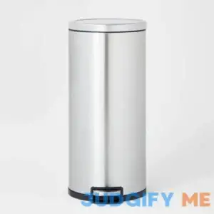 Brightroom 30L Round Step Trash Can