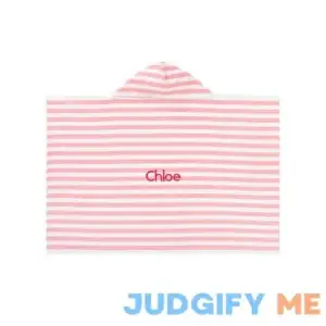 Mini Stripe Nursery Beach Hooded Towel