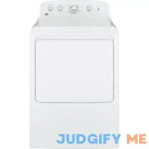 GE GTD42GASJWW 7.2 cu. ft. Capacity aluminized alloy drum Gas Dryer - White - Clearance Appliances - Clearance Appliances - Condition: Imperfect -