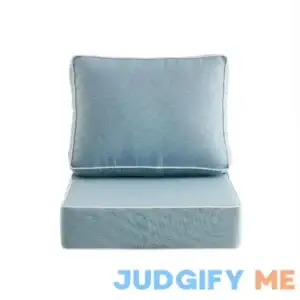 Outdoor Cushion Thick Deep Seat Pillow Back For Wicker Chair 24 in. x 24 in. x 6