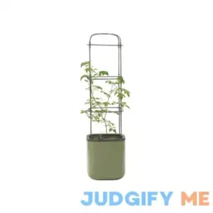 Vego Garden Self-Watering Rolling Tomato Planter Pot With Trellis