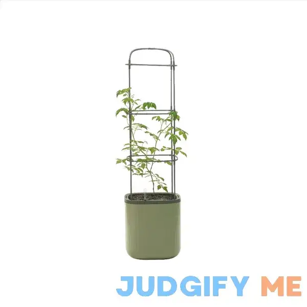 Vego Garden Self-Watering Rolling Tomato Planter Pot With Trellis Vego Garden Self-Watering Rolling Tomato Planter Pot With Trellis