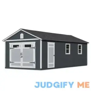 Handy Home Products Manhattan 12x24 Garage Do-it-Yourself Wooden Storage Shed