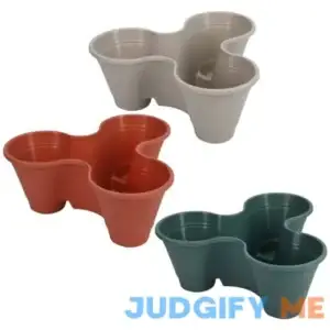 Outdoors by Design Vertical Stackable Plastic 3-Section Planters