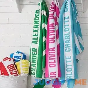 Classic Stripe Personalized 30x60 Beach Towel