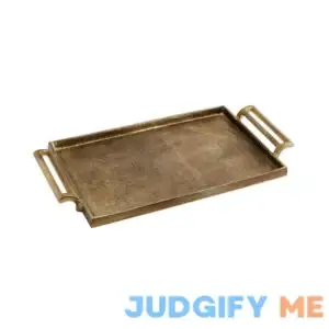 Pottery Barn Metal Decorative Tray Rectangle