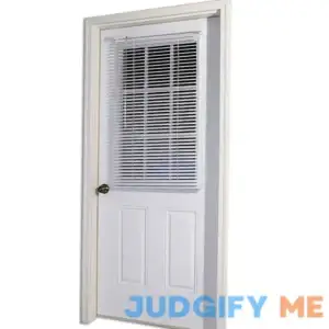 Magne Blind 1-in Slat Width 25-in x Cordless White Vinyl Room Darkening Mini-Blinds