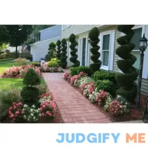 House Landscaping Project Wrapped Canvas Photograph Wade Logan