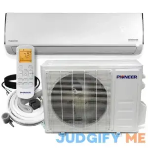 Pioneer Diamante Series BTU SEER 230V Ductless Mini-Split Air Conditioner Heat Pump Full Set