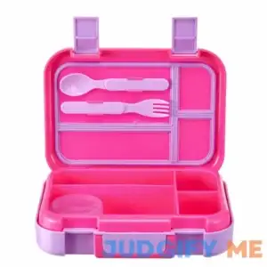 Your Zone Bento Lunch Box Pink Purple