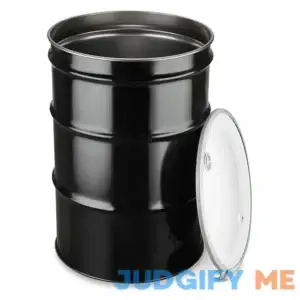 Uline Steel Drum with Lid 55 Gallon