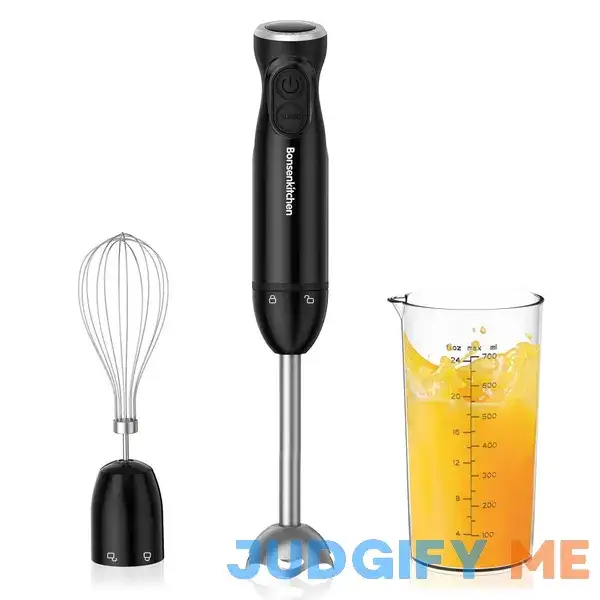 Bonsenkitchen Hand Blender Immersion Handheld Blender 12-Speed Bonsenkitchen Hand Blender Immersion Handheld Blender 12-Speed