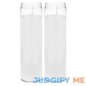 White Glass Jar Candles