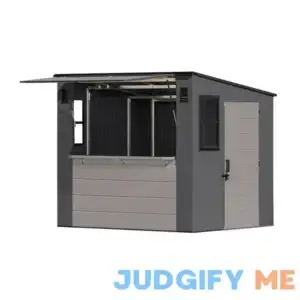 8 ft. x 7 ft. Cabana Entertainment Shed Suncast BMCB8700D