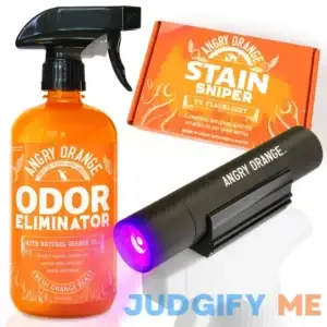 Angry Orange Pet Odor Eliminator for Strong Citrus Deodorizer Dog or Cat Pee Smells on Carpet