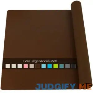 Extra Large Silicone Table Mat Genuine Food-Grade Silicone Mat for Crafts Kids Dinner Placemat Desk Countertop Waterproof Protector Heat Insulation K