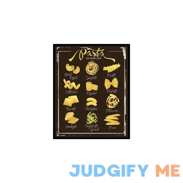 Poster Master Vintage Pasta Poster Retro Pasta Guide Print True Italian Flavor Art Poster Master Vintage Pasta Poster Retro Pasta Guide Print True Italian Flavor Art