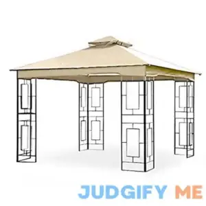 Garden Winds LCM1157B Treasures Geo Gazebo Replacement Canopy Beige