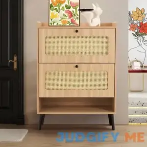 20 Pair Shoe Storage Cabinet Bay Isle Home Finish