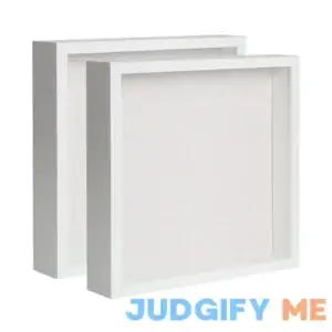 Muzilife Shadow Box Picture Frame with Linen Board Deep Wood Glass Display Case Ready to Hang Memory Box Baby Sports Memorabilia