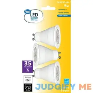 Great Value LED Light Bulb Mr16 Lamp Gu10 Base