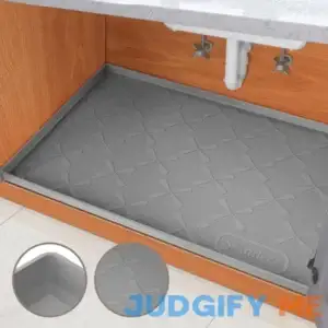 SIKADEER Under Sink Mat for Bathroom Waterproof