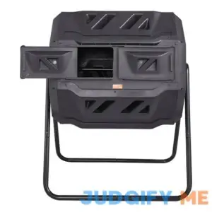 VEVOR 43 Gal Dual Chamber Composting Tumbler Bin