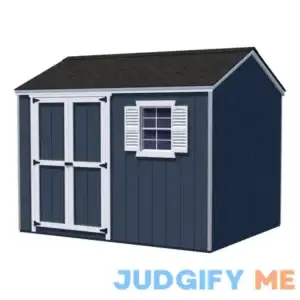 Little Cottage Co. Value Workshop Outdoor Wood Storage Shed Precut Kit with Operable Windows