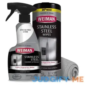 Weiman Stainless Steel Cleaner Kit Fingerprint Resistant