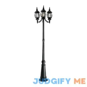 Designers Fountain 1923-BK Riviera 3-Light Post Lantern