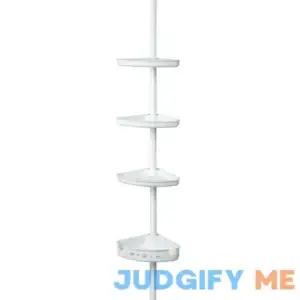 Mainstays Adjustable Tension Steel Shower Pole Caddy