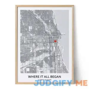 Where It All Began Map Print