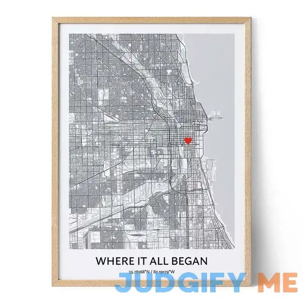 Where It All Began Map Print Where It All Began Map Print