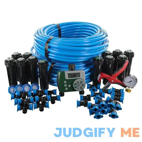 2-Zone in-Ground 1/2 in. Sprinkler System with Hose Faucet Timer 2-Zone in-Ground 1/2 in. Sprinkler System with Hose Faucet Timer
