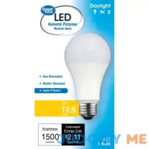 Great Value LED Light Bulb A19 Lamp E26 Medium Base