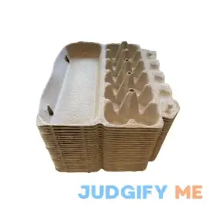 Natural Pulp Egg Cartons Securely Holds One Dozen Eggs or Use for Crafting or Sell Your Large Eggs