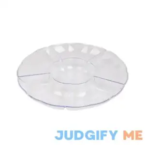 12 inch Round Compartment Tray Way to Celebrate! 6 Compartments