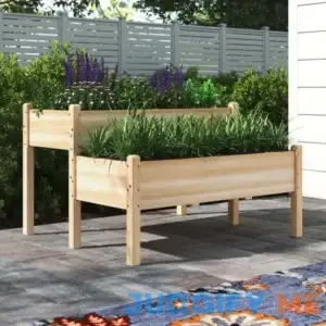 Aadhira Wood Elevated Box Lark Manor