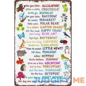 Metal Signs See You Later Alligator Poster Wall Decor for Home Bedroom Garden Classroom Decor Sign 12 X 8 INCH