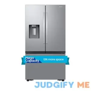 31 cu. ft. Mega Capacity 3-Door French Door Refrigerator with Four Types of Ice in Stainless Steel