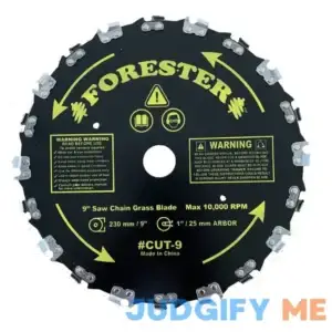 Forester Chainsaw Tooth Brush Cutter Blade