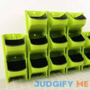 Cheers US Stackable Garden Indoor / Outdoor Vertical Planter Set Self Watering Tiers From Top Down