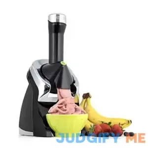 Yonanas Deluxe Non-Dairy Frozen Fruit Soft Serve Dessert Maker